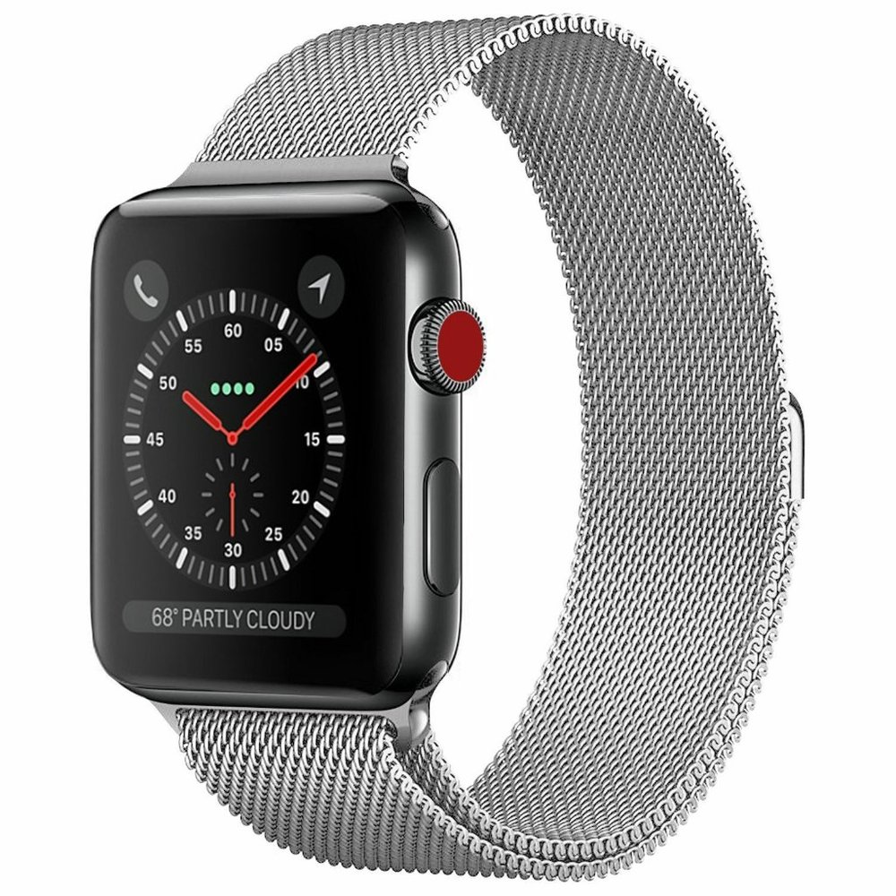 For Apple Watch Series 4 3 2 1 Milanese Stainless